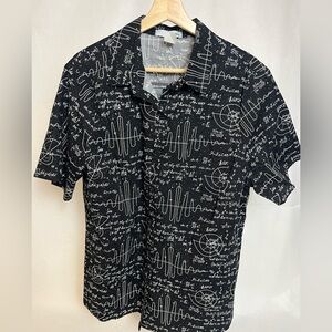 Science Graphics Black Men's Shirt